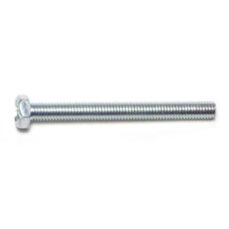 Midwest Fastener #10-32 x 2 in Slotted Hex Machine Screw, Zinc Plated Steel, 20 PK 65578